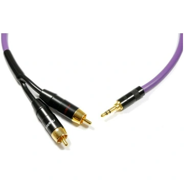 Kabelis Melodika Jack 3.5mm - Rca (cinch) X2 2.5m 