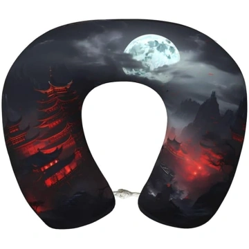 Shogun Pilnmēness ceļojuma spilvens Memory Foam ka