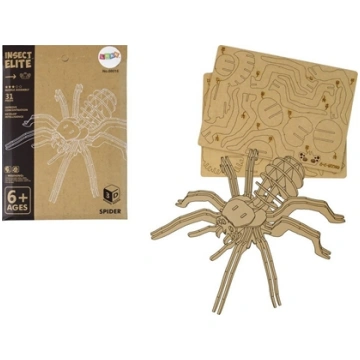 LeanToys Drewniane Puzzle Przestrzenne 3D Pajk Ska