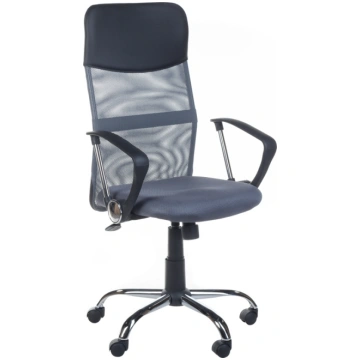 Biroja krēsls uz riteņiem OFFICE CHAIR BASIC DARKG