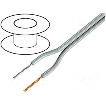 Wire: loudspeaker cable | 2x0,75mm2 | stranded | O