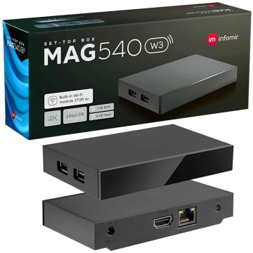 Hb-Digital MAG 540w3 Oriģinālais Infomir un 4K tel