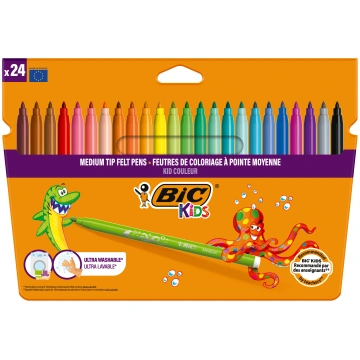Flomāsteri Bic Kids Couleur, vienpusējs, 24 gab