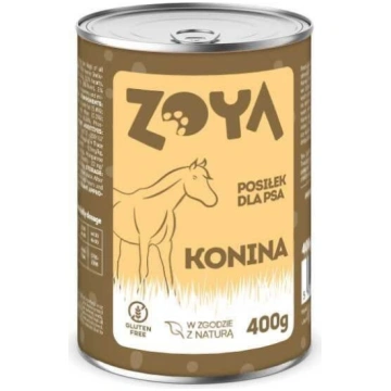 Zoya zirgu gaļa - mitrā suņu barība konservēta 400