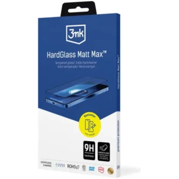 Matte tempered glass 3mk HardGlass Matt Max for Ap
