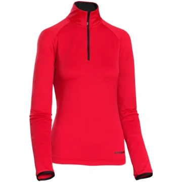 ATOMIC jaka W Snowcloud Fleece Zip Neck red