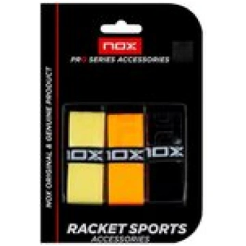 NOX Overgrip Pro 3P - yellow/orange/black