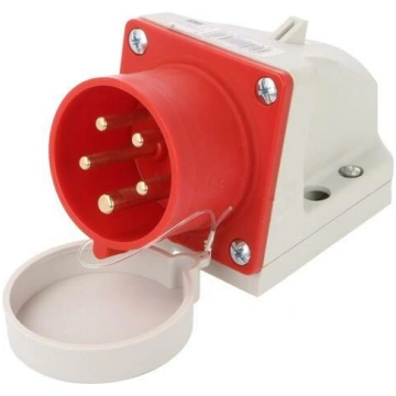 Connector: AC supply 3-phase; socket; male; 16A; 4