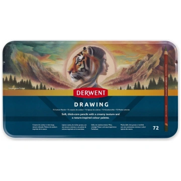 Derwent Drawing pencil - 72stk Tin 601079 (5028252