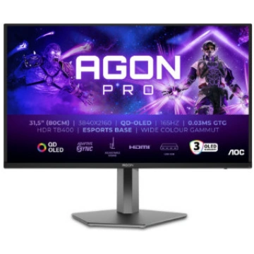 Monitors AOC AG326UD, 32", videospēlēm, OLED, 3840