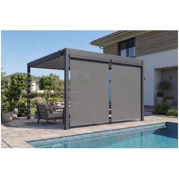 PIANA brīvstāvoša bioklimatiskā pergola ar tentu, 
