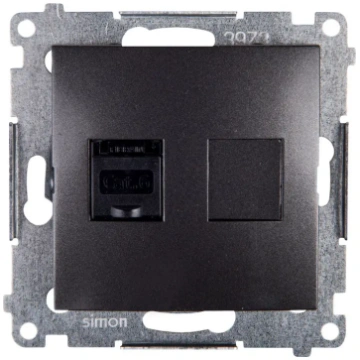 Kontakt-Simon Computer socket SIMON54 single RJ45 
