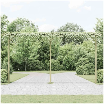 Dārza pergola, 410x40x203 cm, koks