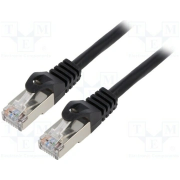 Patch cord; F/UTP; Cat 6; RJ45 plug,both sides; st