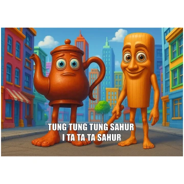 TREFL BRAINROT Puzle Tung Tung Sahur, 200 gab