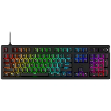 HyperX Alloy Rise — mehāniska spēļu tastatūra ar i