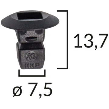 Tapsējuma podziņa ROM C60672 ROMIX