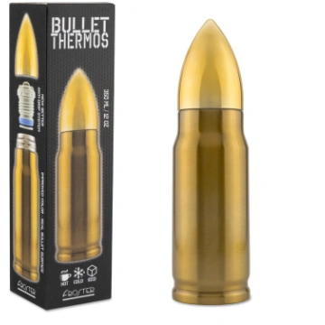 Bullet Brass thermos cartridge 350 ml ( GAD03006 )