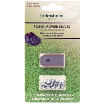Zāliena robota asmeņu komplekts, 9 gab. Grimsholm