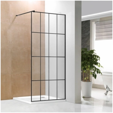 Dušas siena Vento Napoli 90x195 stikls 6mm Easy Cl