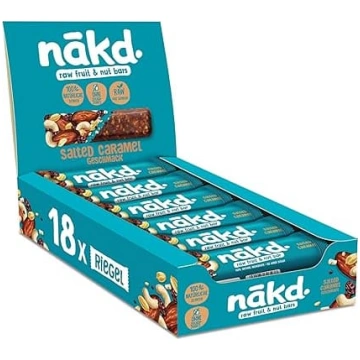 Nākd. Sālīts karameles | Auksti presēti batoniņi n