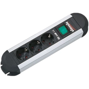 Bachmann PRIMO socket strip 3x earthing contact, a