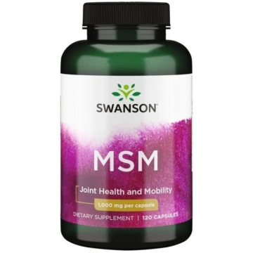 SWANSON sēra MSM - metilsulfonilmetāns 1000 mg (12