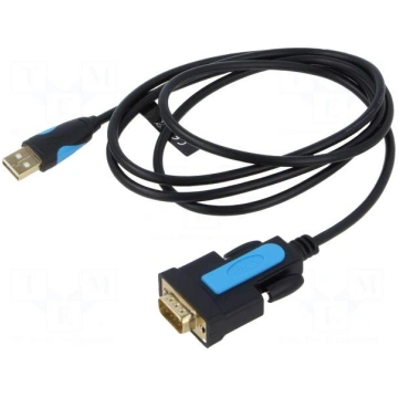 USB to RS232 converter | D-Sub 9pin plug,USB A plu
