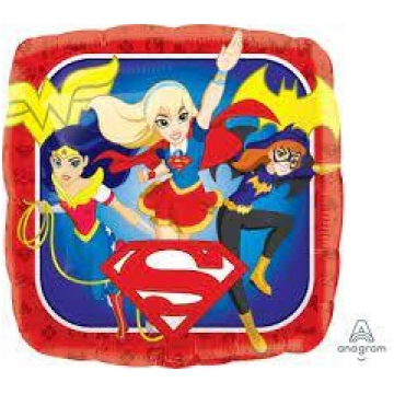 Folijas balons "Super Hero Girls", 45 cm
