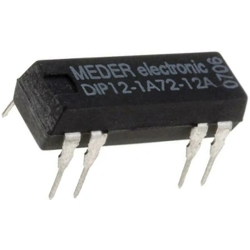 Relay: reed switch; SPST-NO; Ucoil: 12VDC; 1A; max