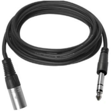 Vivolink XLR M - Stereo Jack 6.35mm 1 meter . PROA