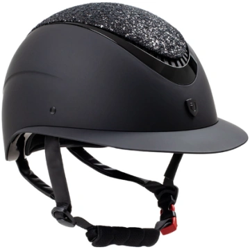 Equestro Cap Galaxy Wide Visor con brillantini (ne