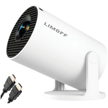 LIMOFF Mini projektors 4K mājas kino mini projekto