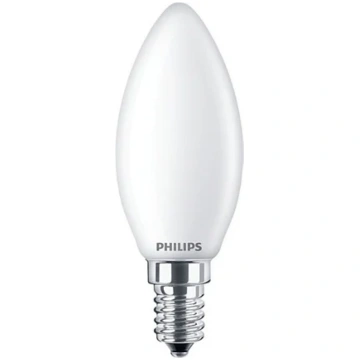 Spuldze Philips LED, B35, 2700 °K, E14, 6.5 W, 806