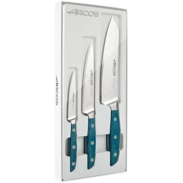 Arcos 858110 Brooklyn - Küchenmesser Set 3 Stück -