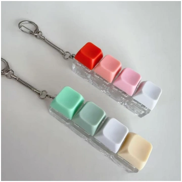 Unzip shaft body Quiet mute keycap Decompression m