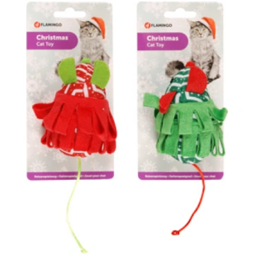 Flamingo rotaļlieta kaķiem CHRISTMAS PLUSH FLIP MO