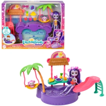 ENCHANTIMALS pērtiķu baseins, HTW73 MATTEL ENCHANT