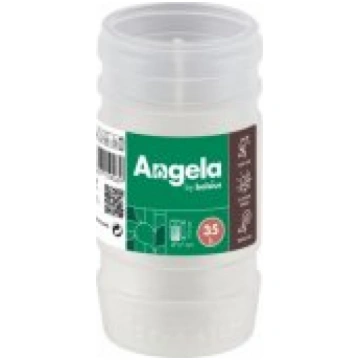 Bolsius Candle Angela white 11x5.5x5.5cm Svece 114