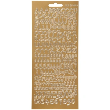 Focus Focus Stickers Silver Letters Design 3