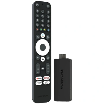 Thomson Streaming Stick with Google TV 145 4K, Bla