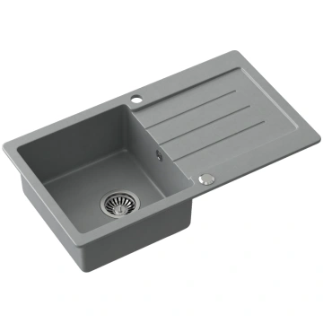 JOHNNY 111 GraniteQ silver stone, with manual siph