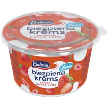 KRĒMS BIEZPIENA PANNA COTTA ZEMEŅU BALTAIS 400G