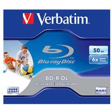 BD-R DL 50Gb/6x Blu-rayDisc (jewel) printable Verb