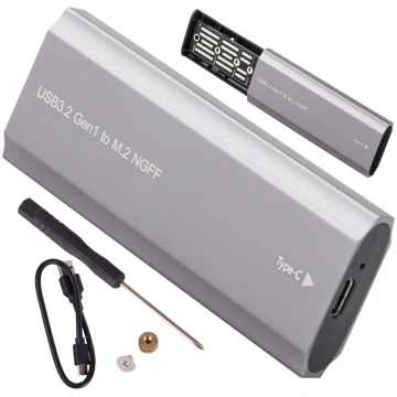M.2 SATA NGFF cietā diska korpuss USB 3.1 Type-C 2