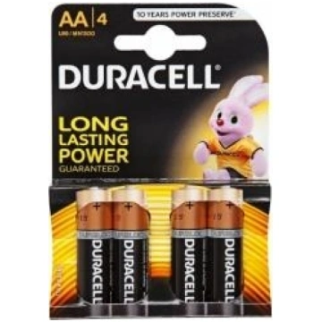 Baterijas Duracell AA Alkaline 4pack 5000394076952