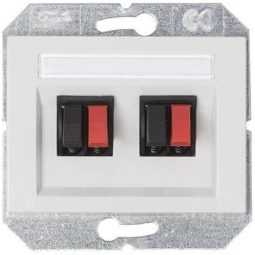 AUDIO SOCKET 2 V WHITE GL04-02 XP500 477910163048 