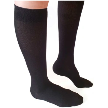 Flight socks/compression stockings with cotton STR