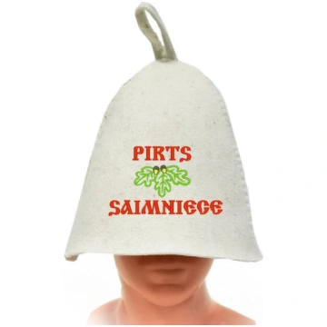 Pirts cepure ar uzrakstu "PIRTS SAIMNIECE" (WPC03s