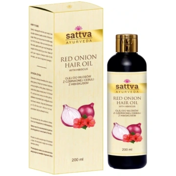 SATTVA_Hair Oil Sarkano sīpolu eļļa matiem 200ml